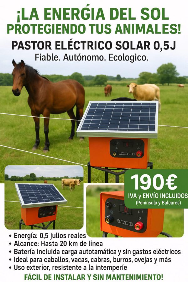 Pastor eléctrico solar